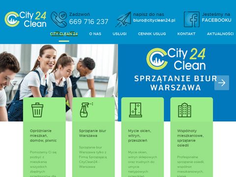Cityclean24.pl - sprzątanie Warszawa