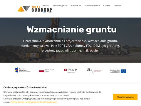 Budokop.pl - wzmacnianie gruntów