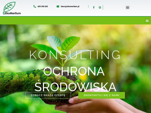 Ekomeritum.pl konsulting ochrony środowiska