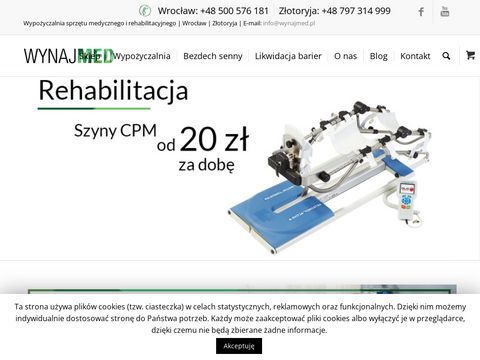 Wynajmed.pl wypożyczalnia łóżka medycznego