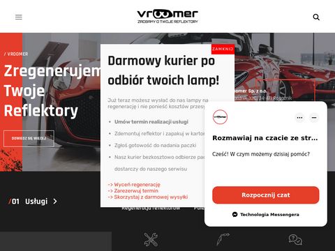 Vroomer.pl - regeneracja reflektorów