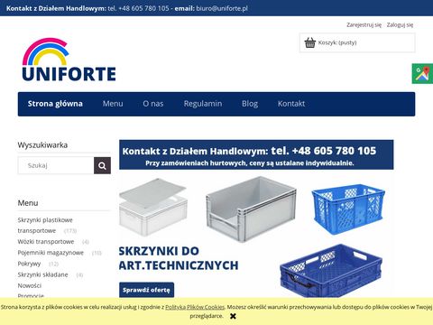Uniforte.pl - plastikowa skrzynka