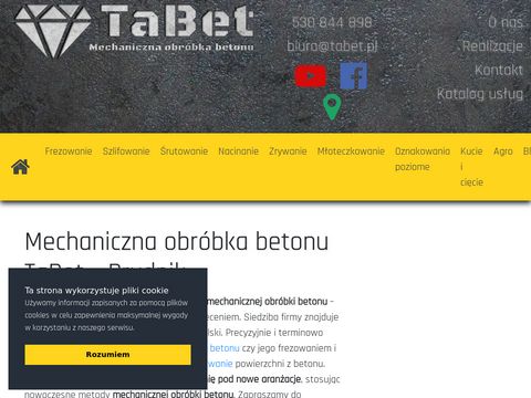 Tabet.pl - frezowanie odwodnień