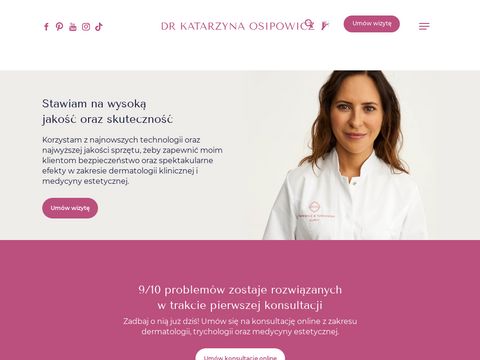 Katarzynaosipowicz.pl dermatolog