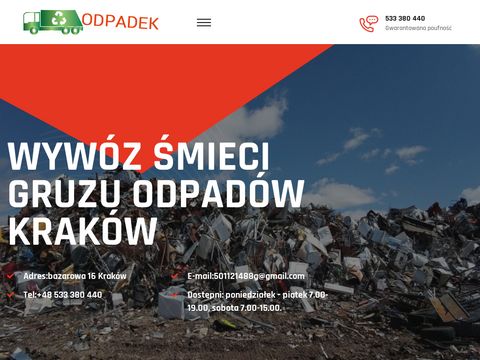 Kontener.krakow.pl - usługa wywozu śmieci
