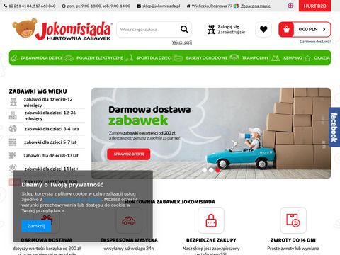 Jokomisiada.pl hurtownia zabawek