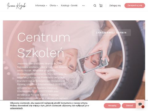 Iwonakozak.pl szkolenia kosmetyczne