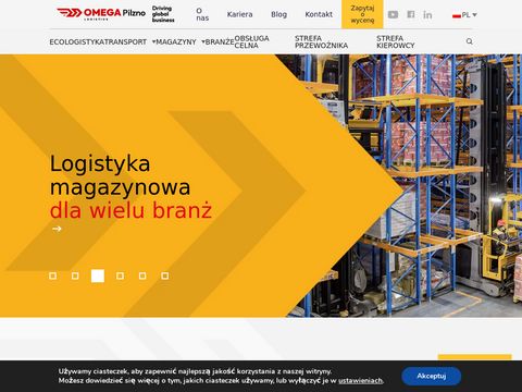 Omega Pilzno - firma logistyczna Warszawa