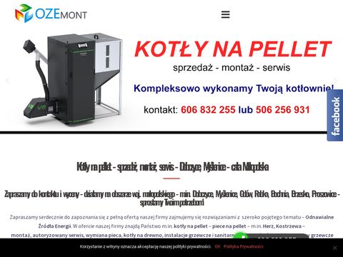 Ozemont.pl serwis piece na pellet