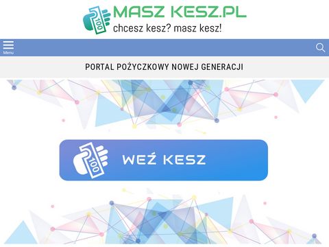 Maszkesz.pl - portal pożyczkowy