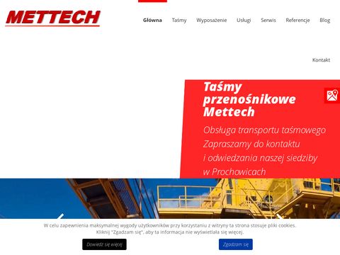 Mettech.pl - taśmy do przenośników