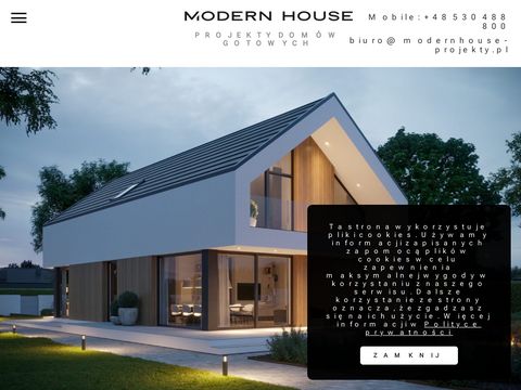 MODERN HOUSE - projekty domów stodoła
