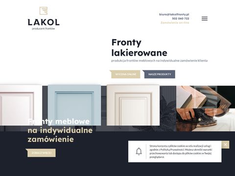 Lakolfronty.pl - fronty z uchwytami