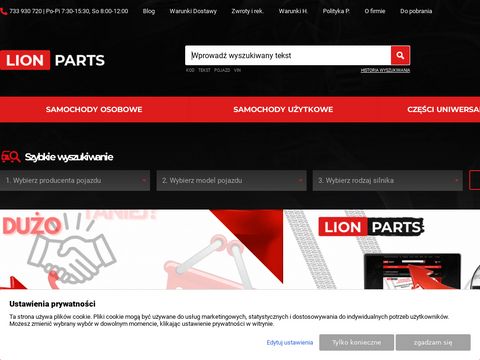 LionParts - części samochodowe online