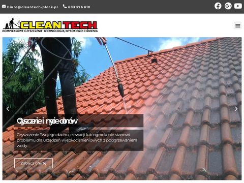 Cleantech-plock.pl - malowanie dachu