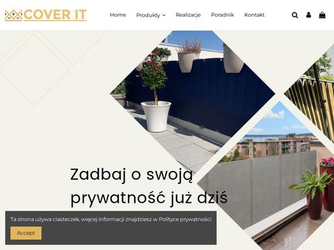 Cover-it.pl osłony na balkon z tworzywa
