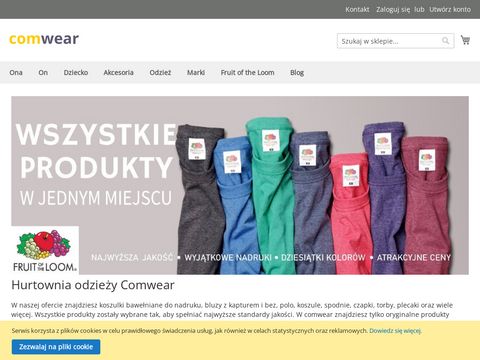 Comwear.pl - hurtownia odzieży online
