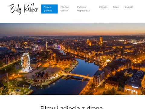 Bialykoliber.pl zdjęcia z drona