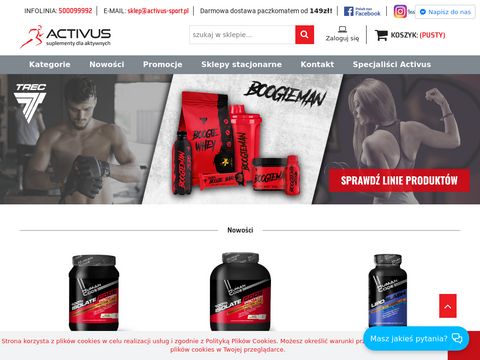 Activus-sport.pl odżywki dla sportowców