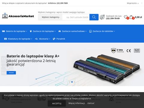 Akcesoriamarket.pl - baterie do laptopów