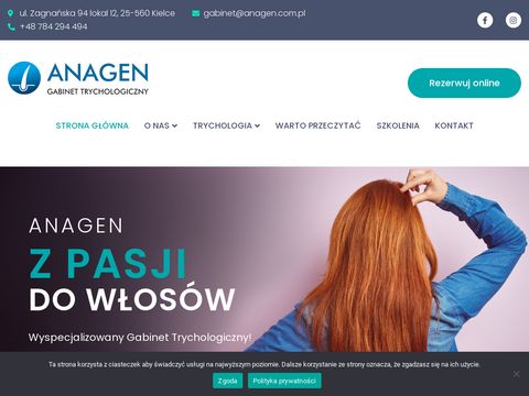 Anagen.com.pl - leczenie łysienia Kielce