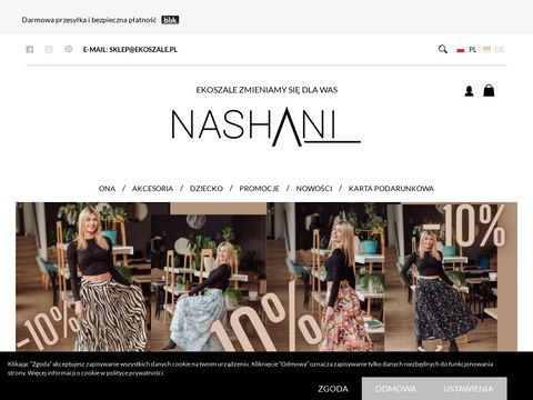 Ekoszale.pl sklep z ubraniami damskimi