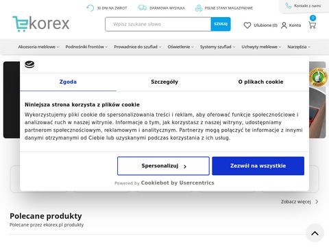 Ekorex - hurtownia akcesoriów meblowych