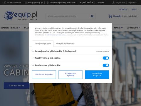 Equip.pl - markowe walizki